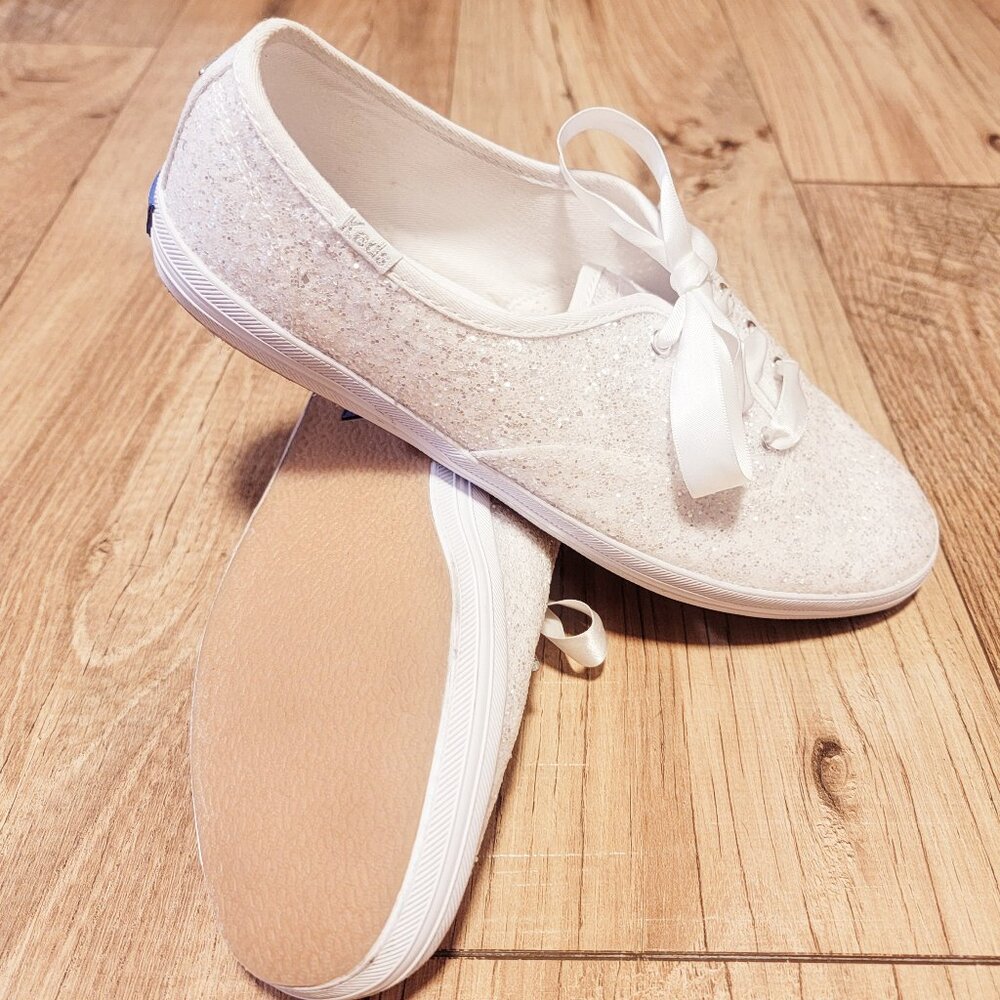 Keds - White Sparkle Sneakers